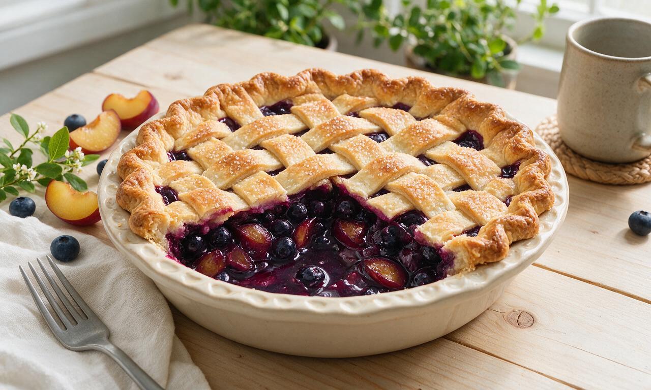 Blueberry Plum Pie