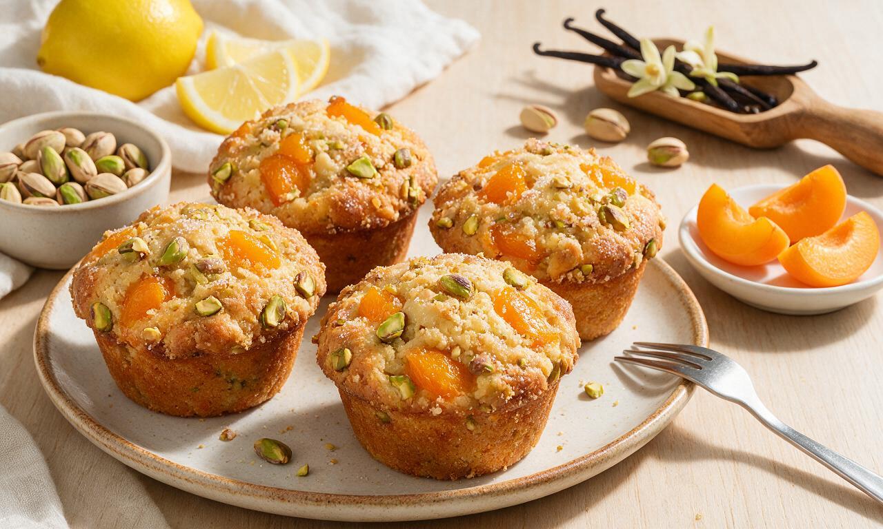 Apricot Pistachio Muffin