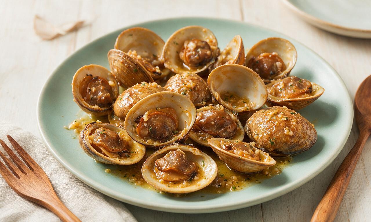 Crispy Garlic Butter Whole Belly Clams
