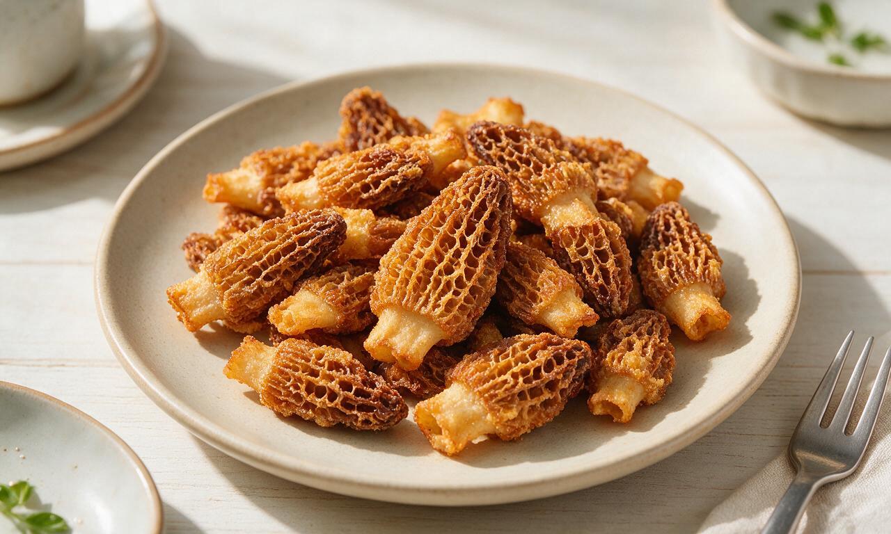 Fried Morel Mushrooms