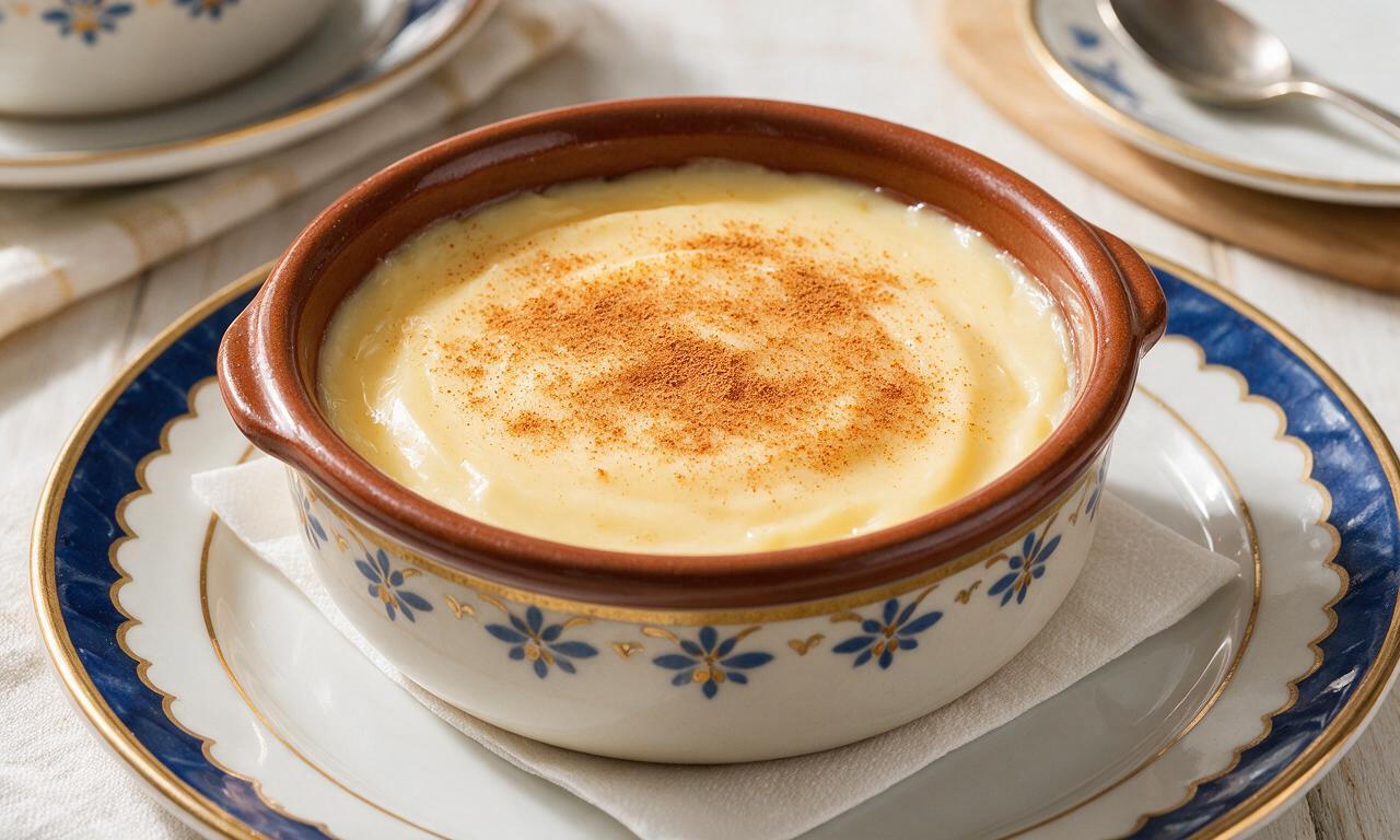 Traditional Spanish Natillas (Creamy Cinnamon Custard)