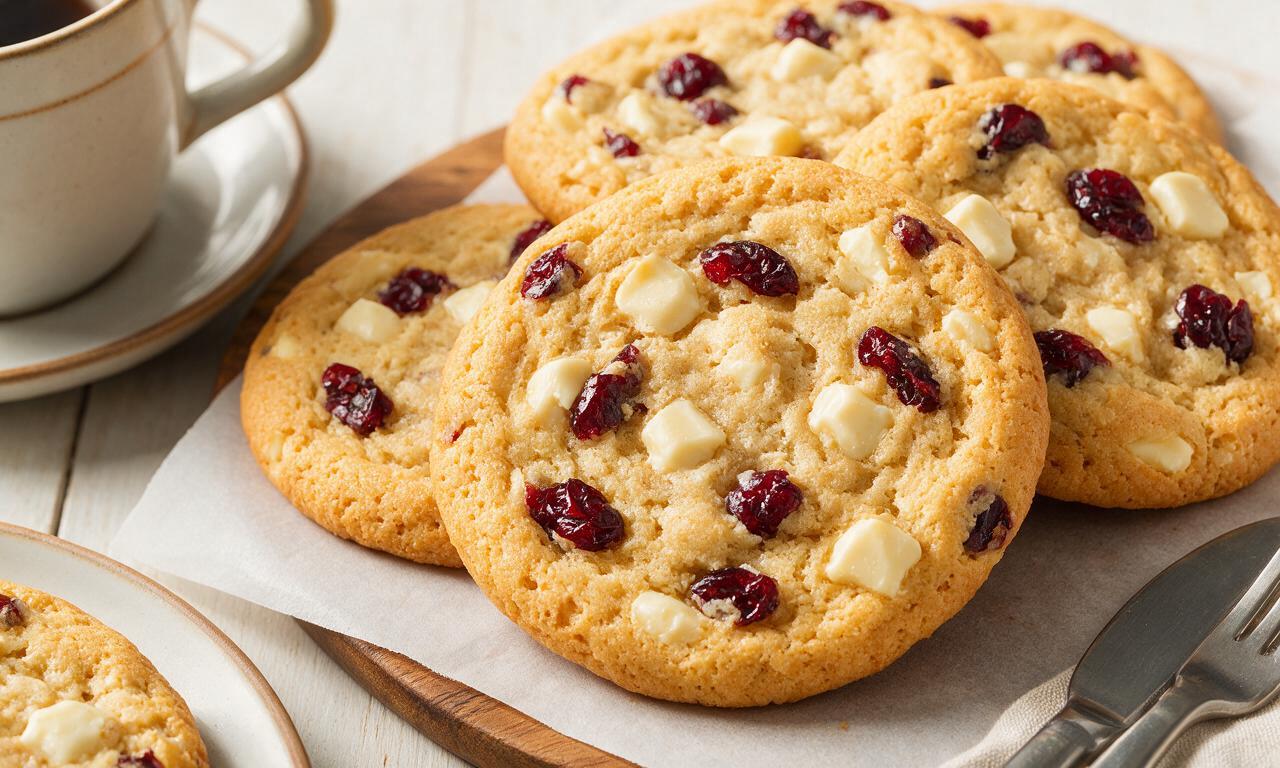 Cranberry White Chocolate Cookies