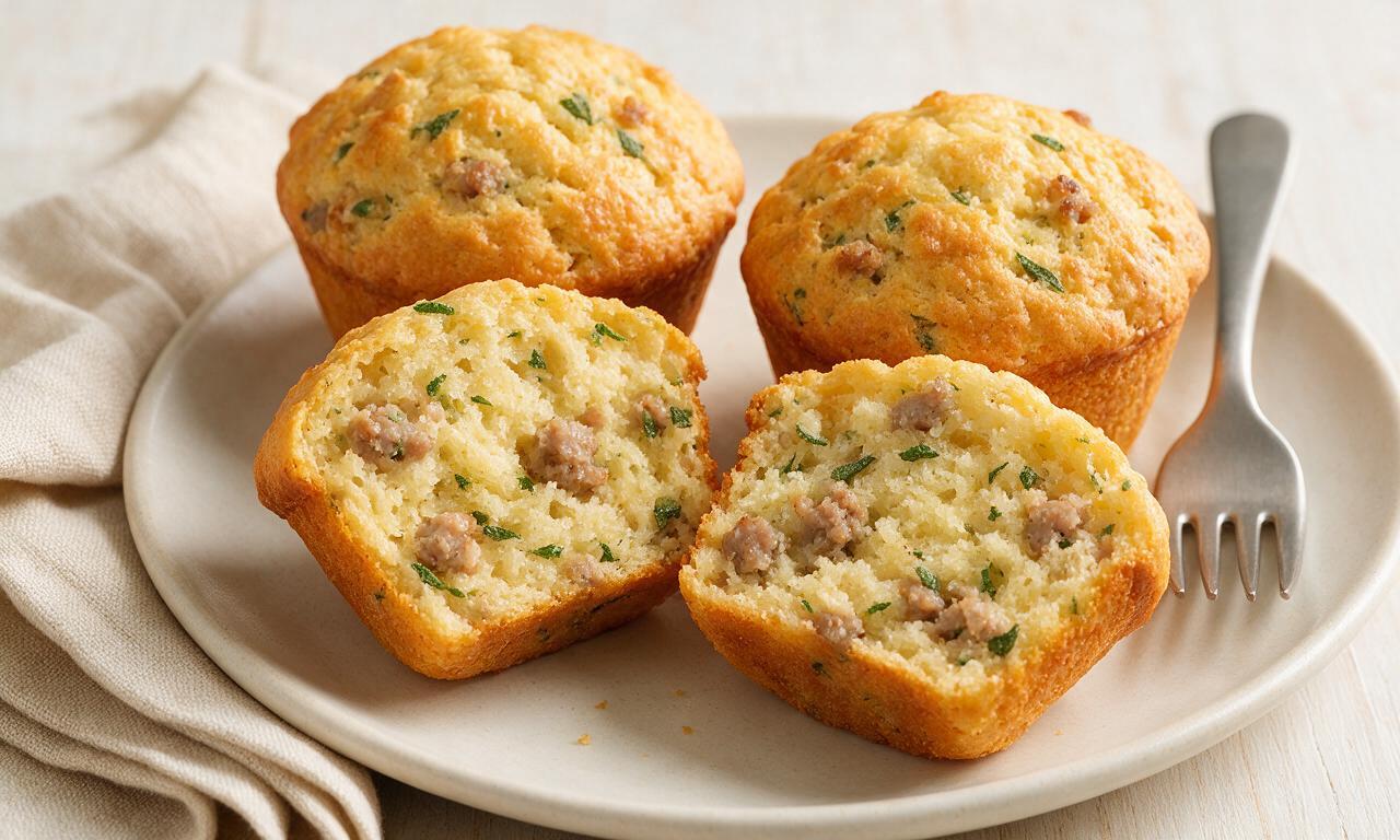 Sausage and Sage Muffin