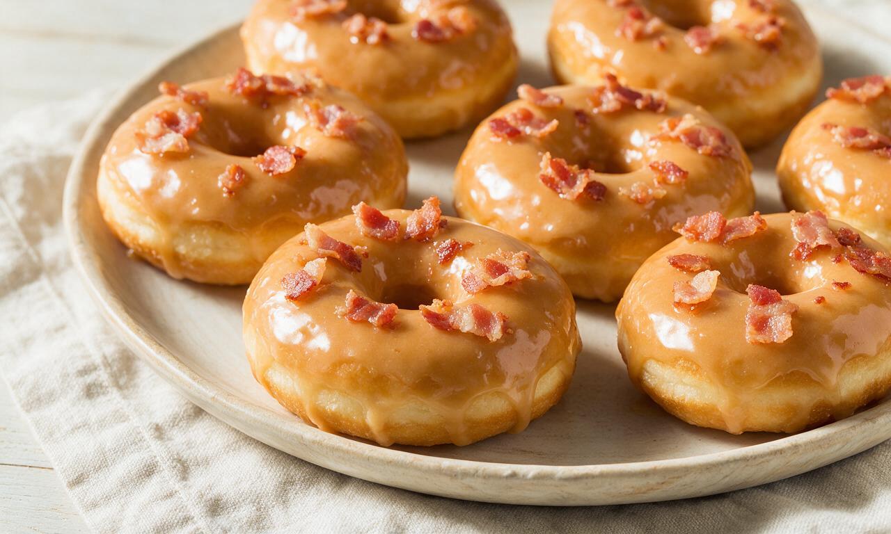 Maple Bacon Donuts