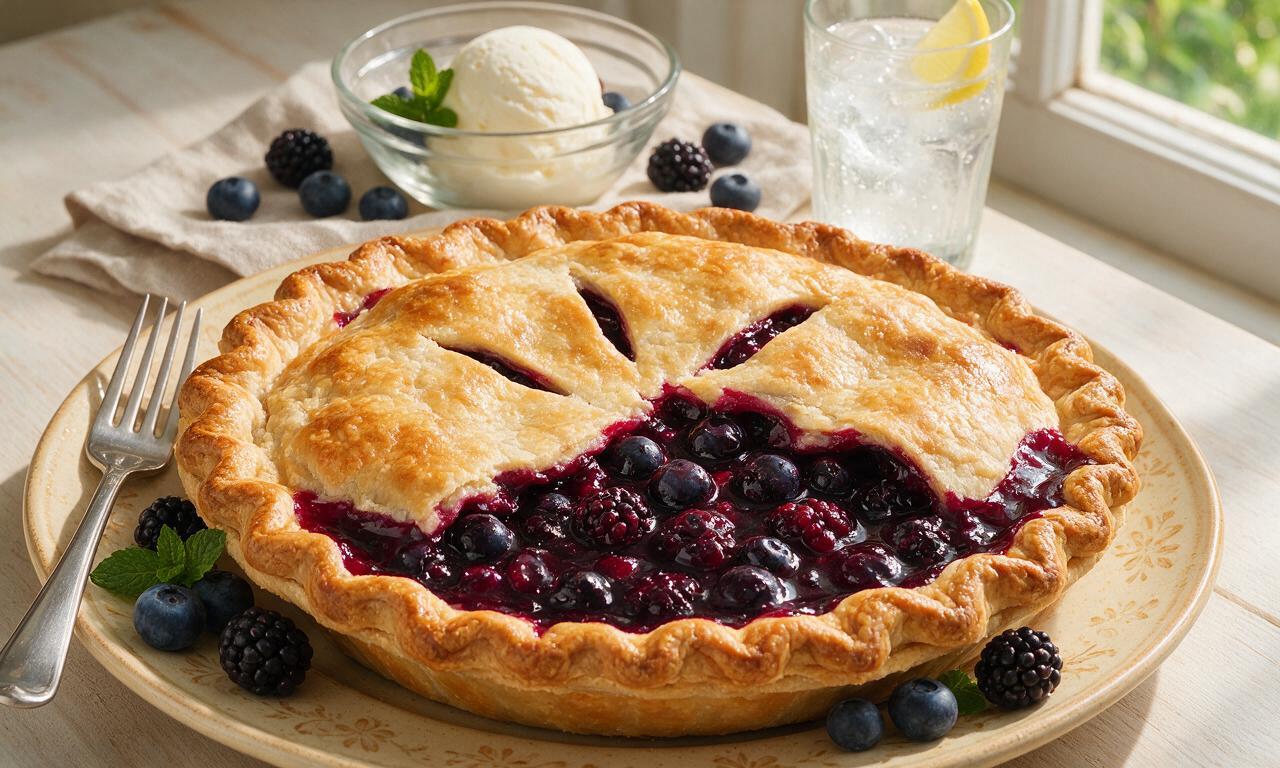 Blueberry Blackberry Pie