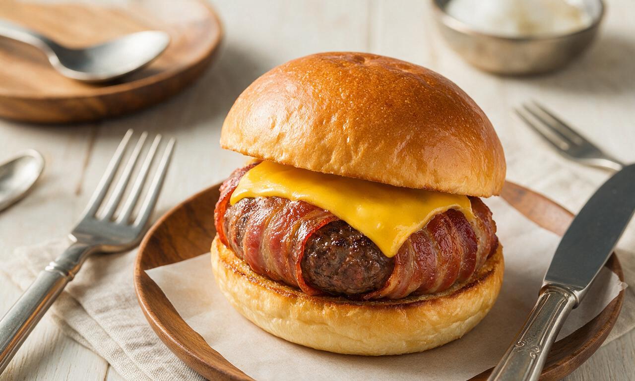 Bacon Wrapped Burger