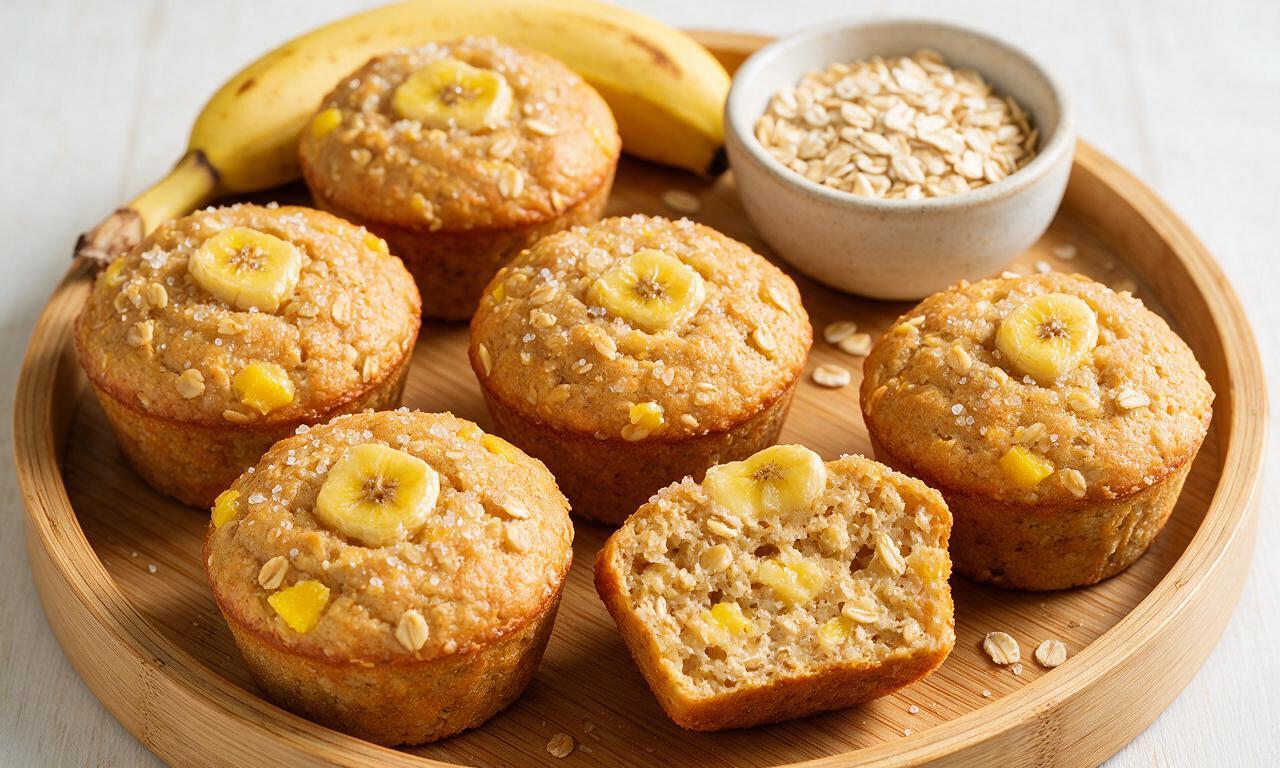 Flourless Banana Oat Muffin