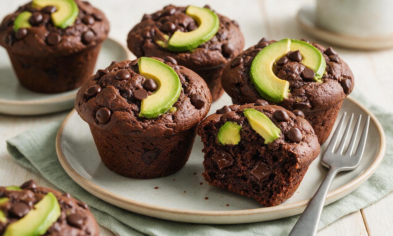 Avocado Chocolate Muffin