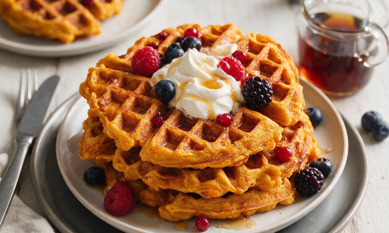 Pumpkin Waffles