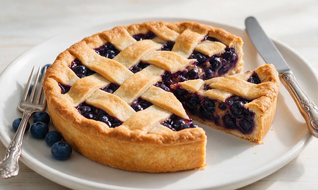 Blueberry Chai Pie