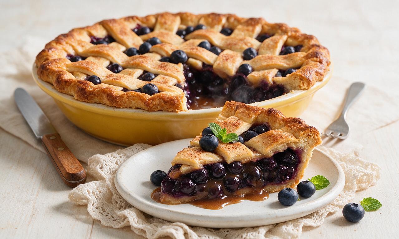 Blueberry Cinnamon Pie