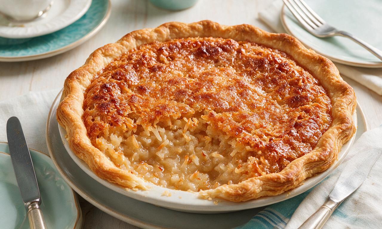 Coconut Chess Pie