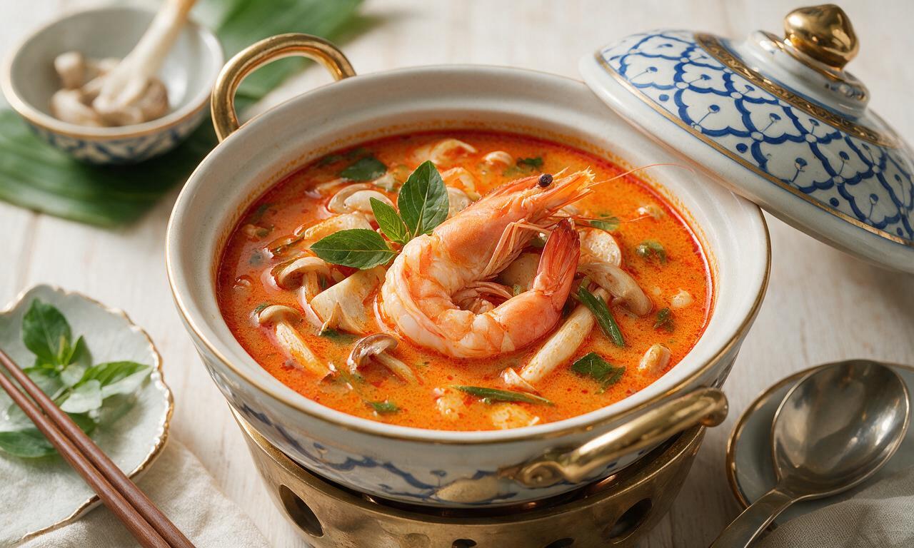 Authentic Tom Yum Soup (Tom Yum Goong)