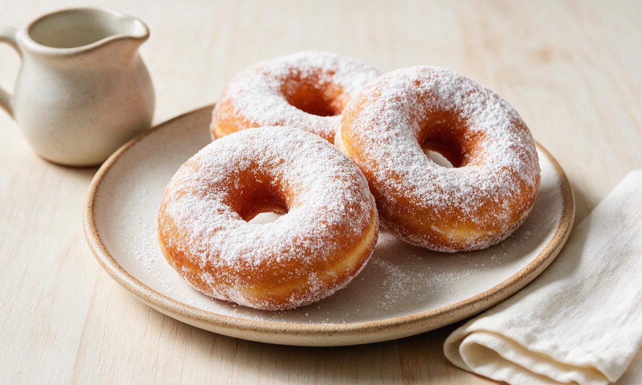 Powdered Sugar Donuts