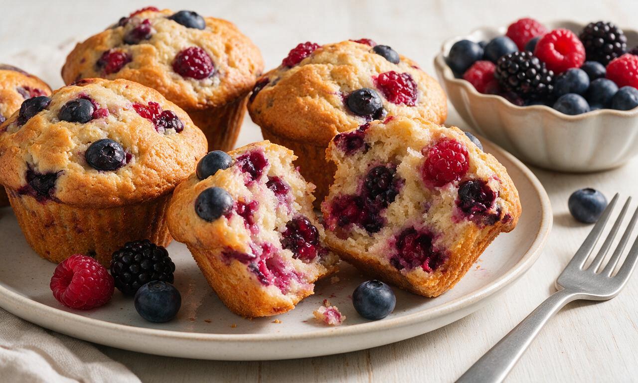 Mixed Berry Muffins