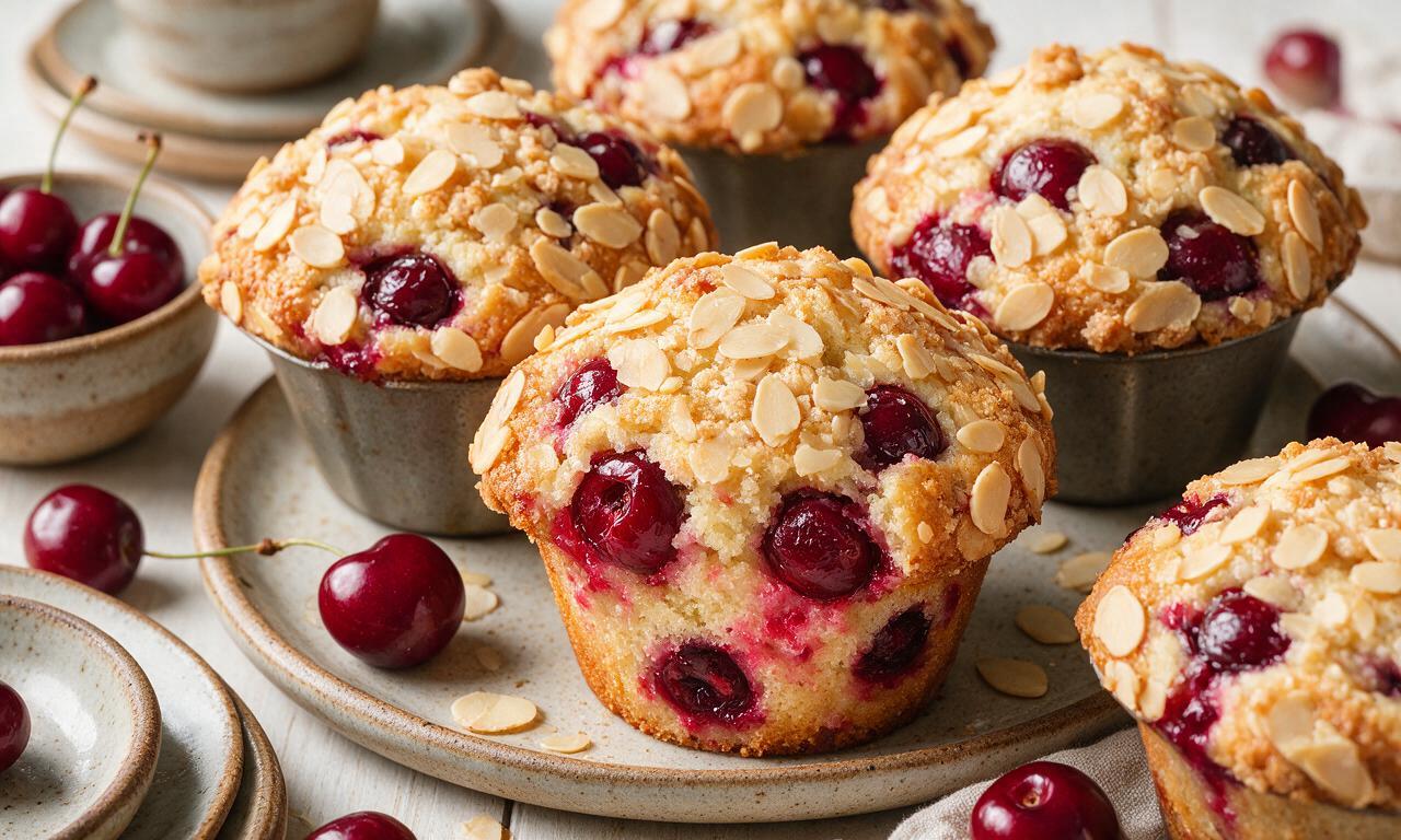 Cherry Almond Muffin