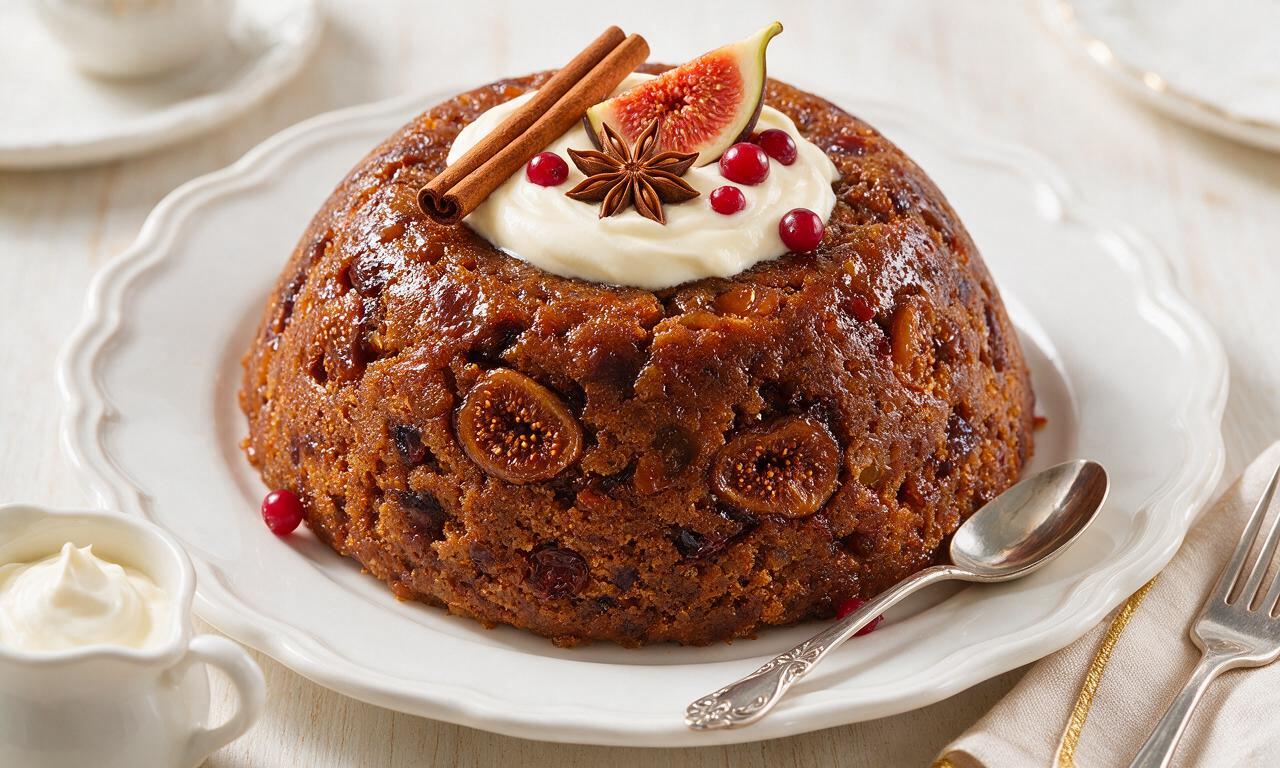 Traditional Steamed Figgy Pudding