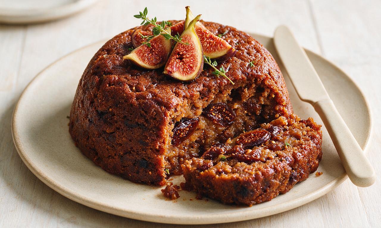 Traditional Steamed Figgy Pudding