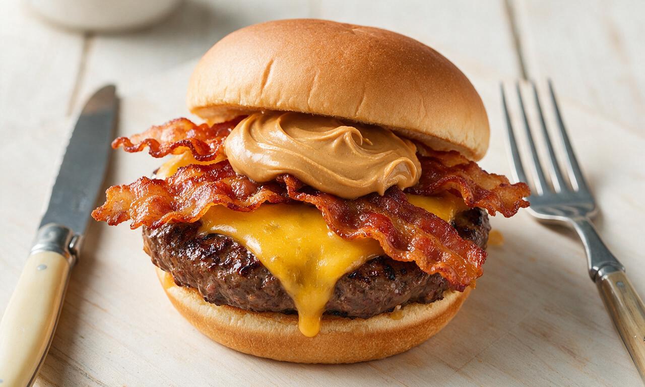 Peanut Butter Bacon Burger