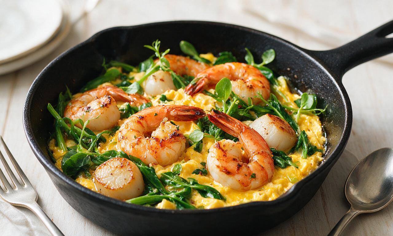 Seafood Skillet Brunch