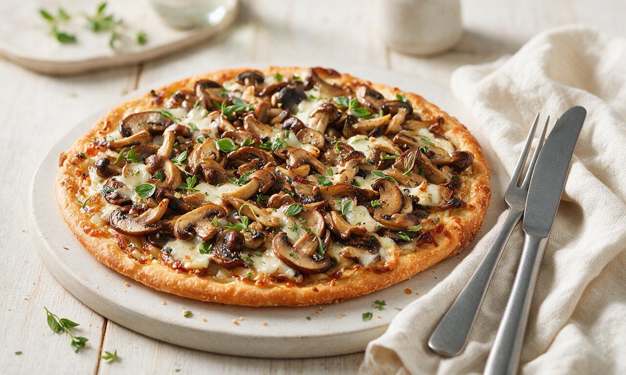 Mushroom Pizza