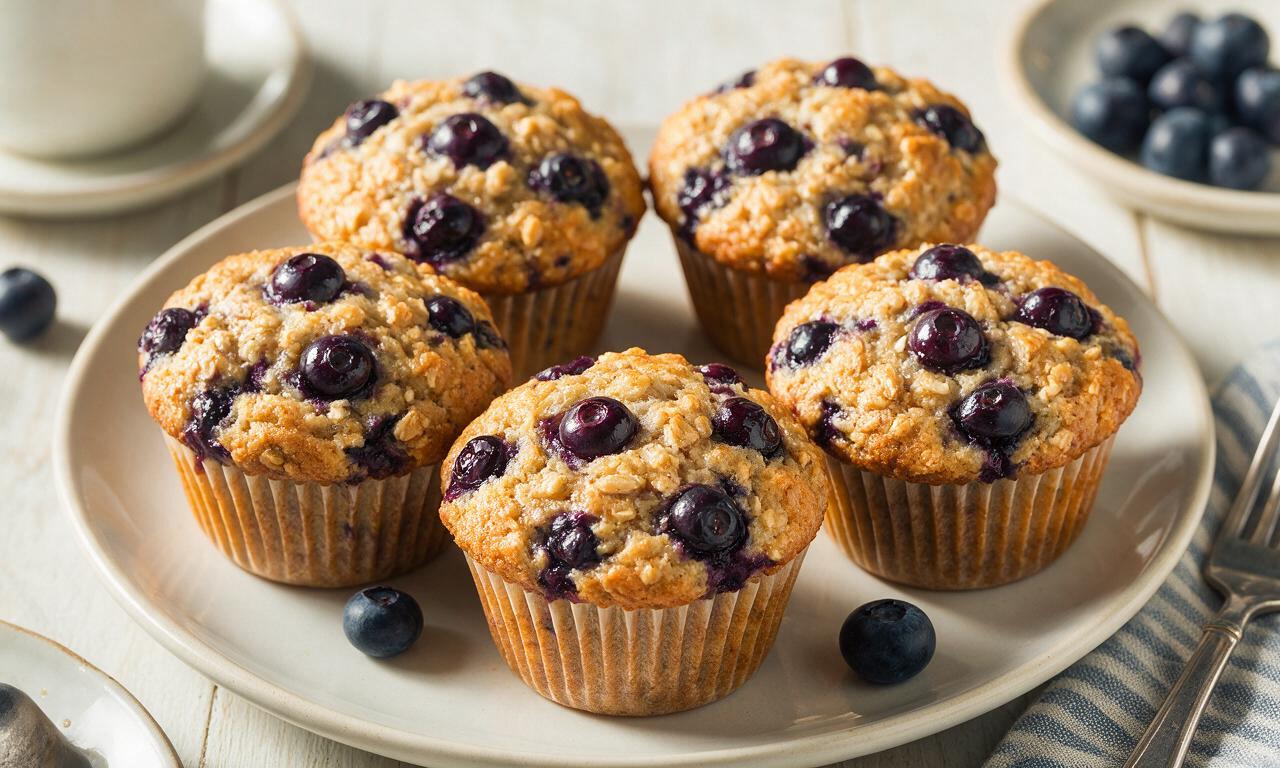 Blueberry Oatmeal Muffin