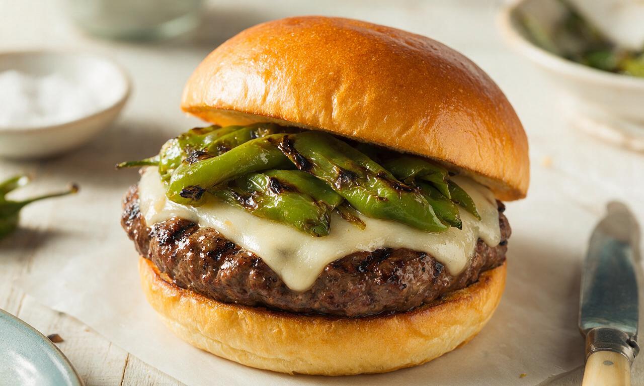 Green Chile Burger