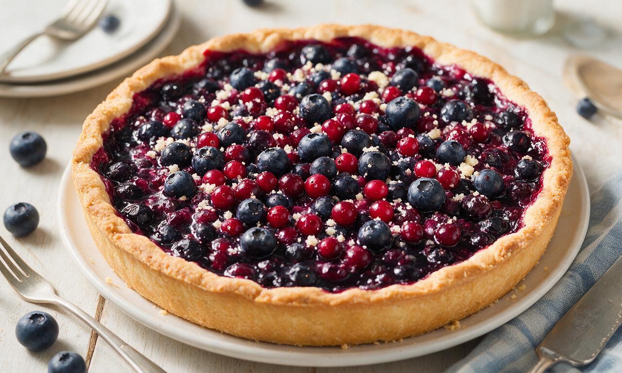 Blueberry Lingonberry Pie