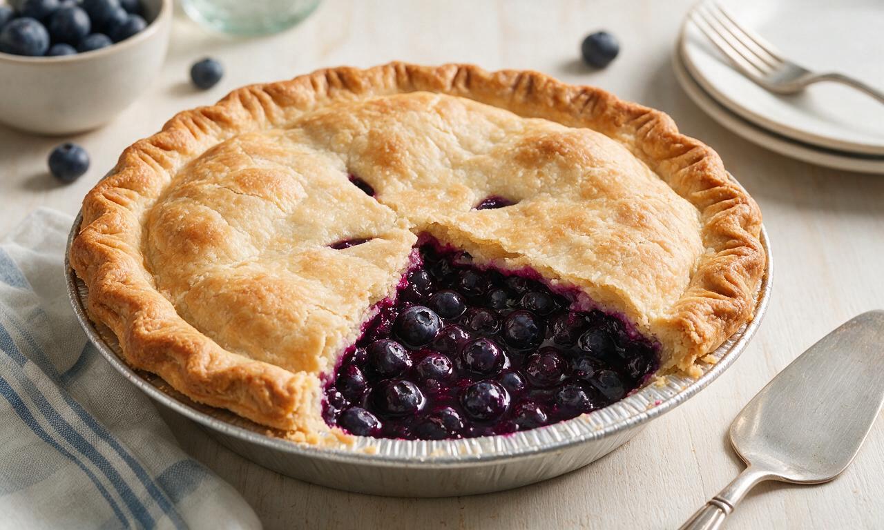 Old-Fashioned Blueberry Pie