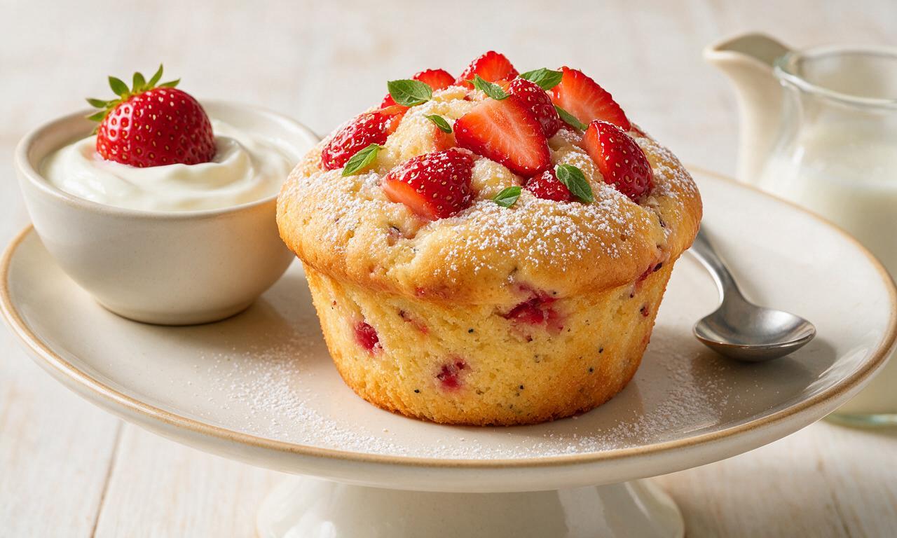 Strawberry Yogurt Muffin