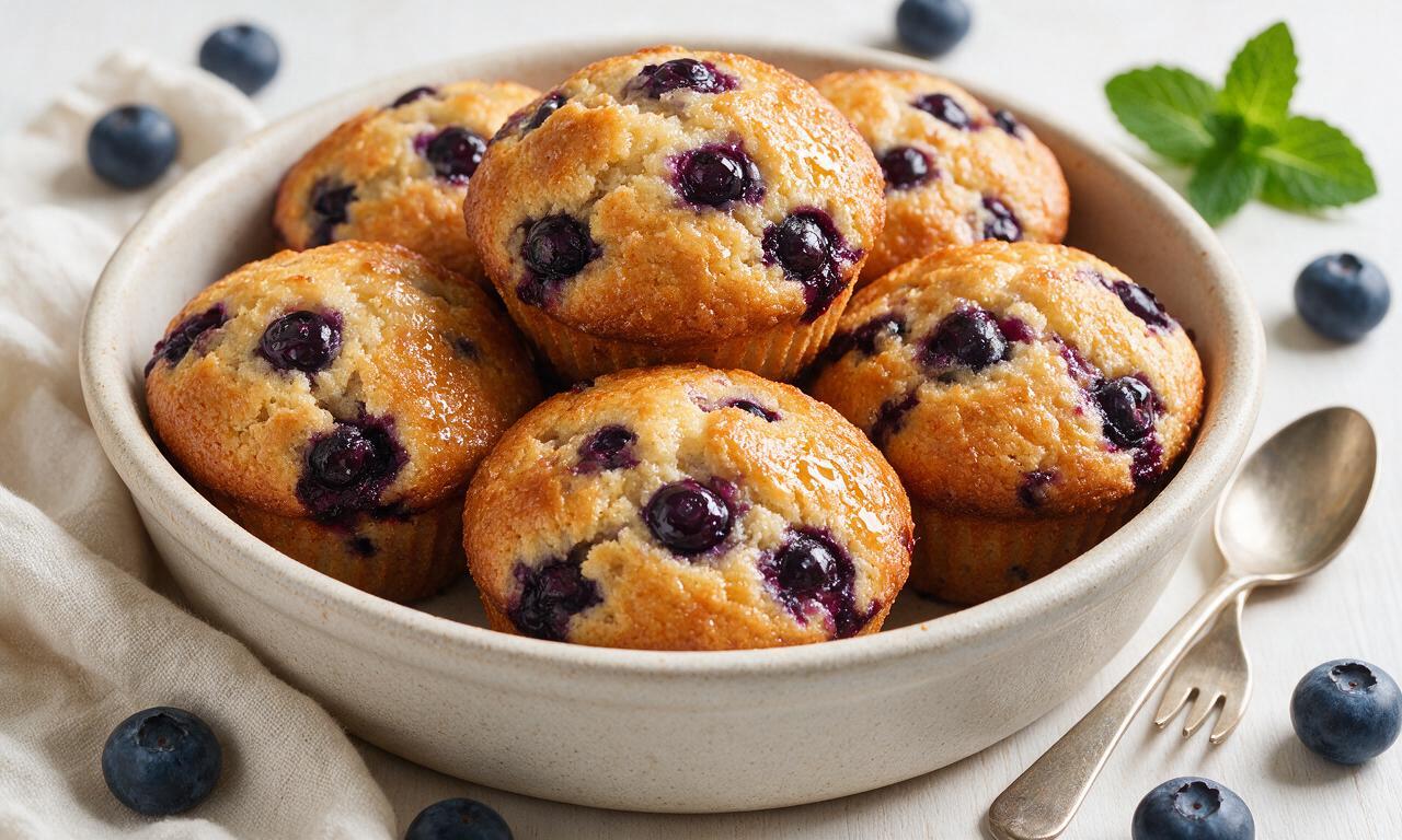 Almond Flour Blueberry Muffin