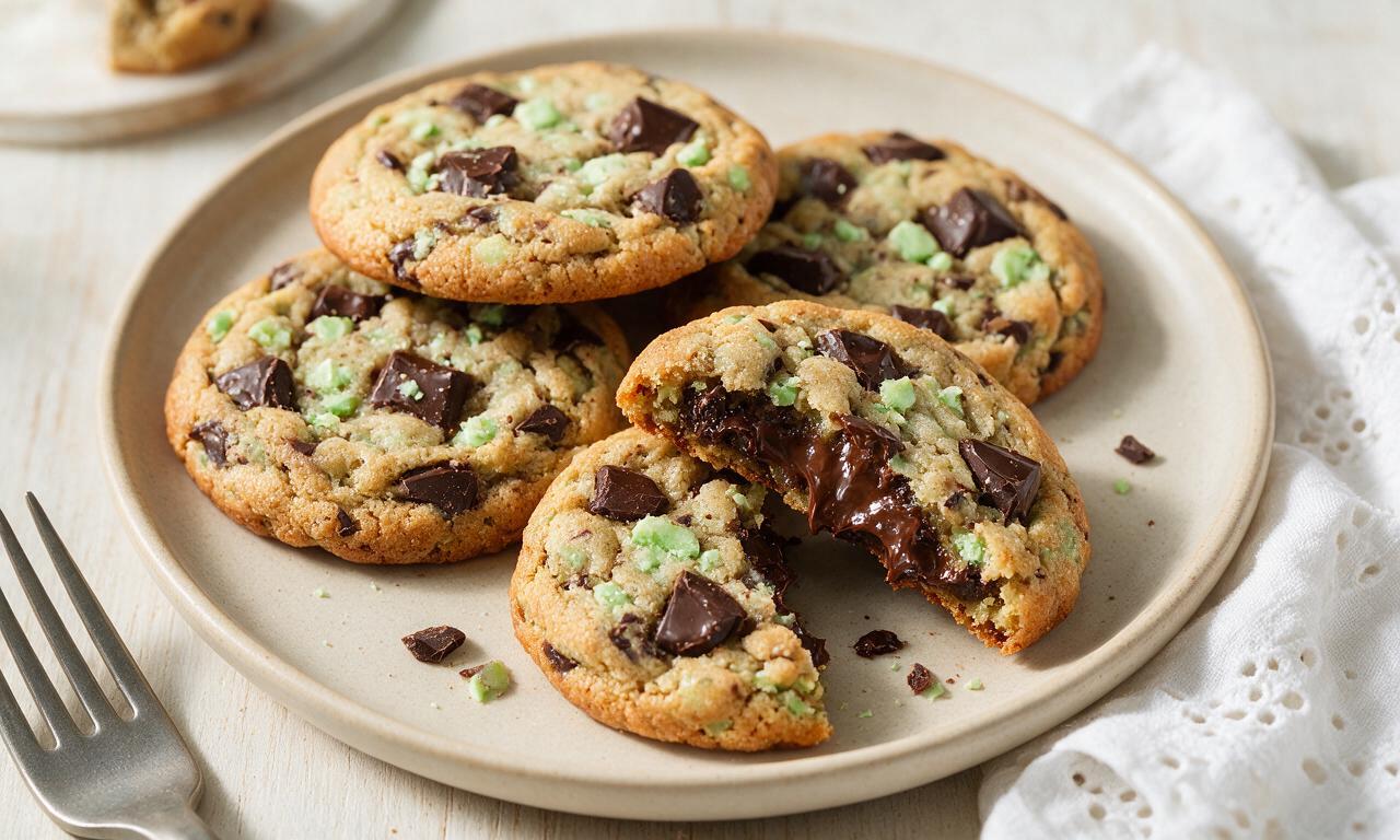 Mint Chocolate Cookies