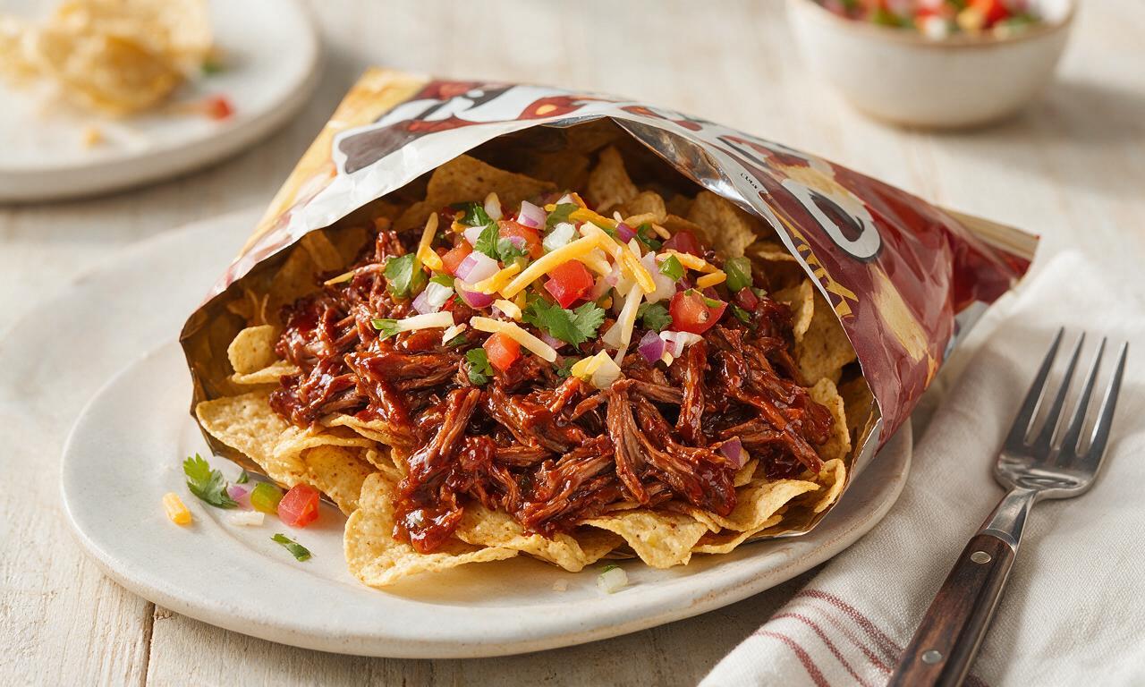 Walking Taco with Brisket