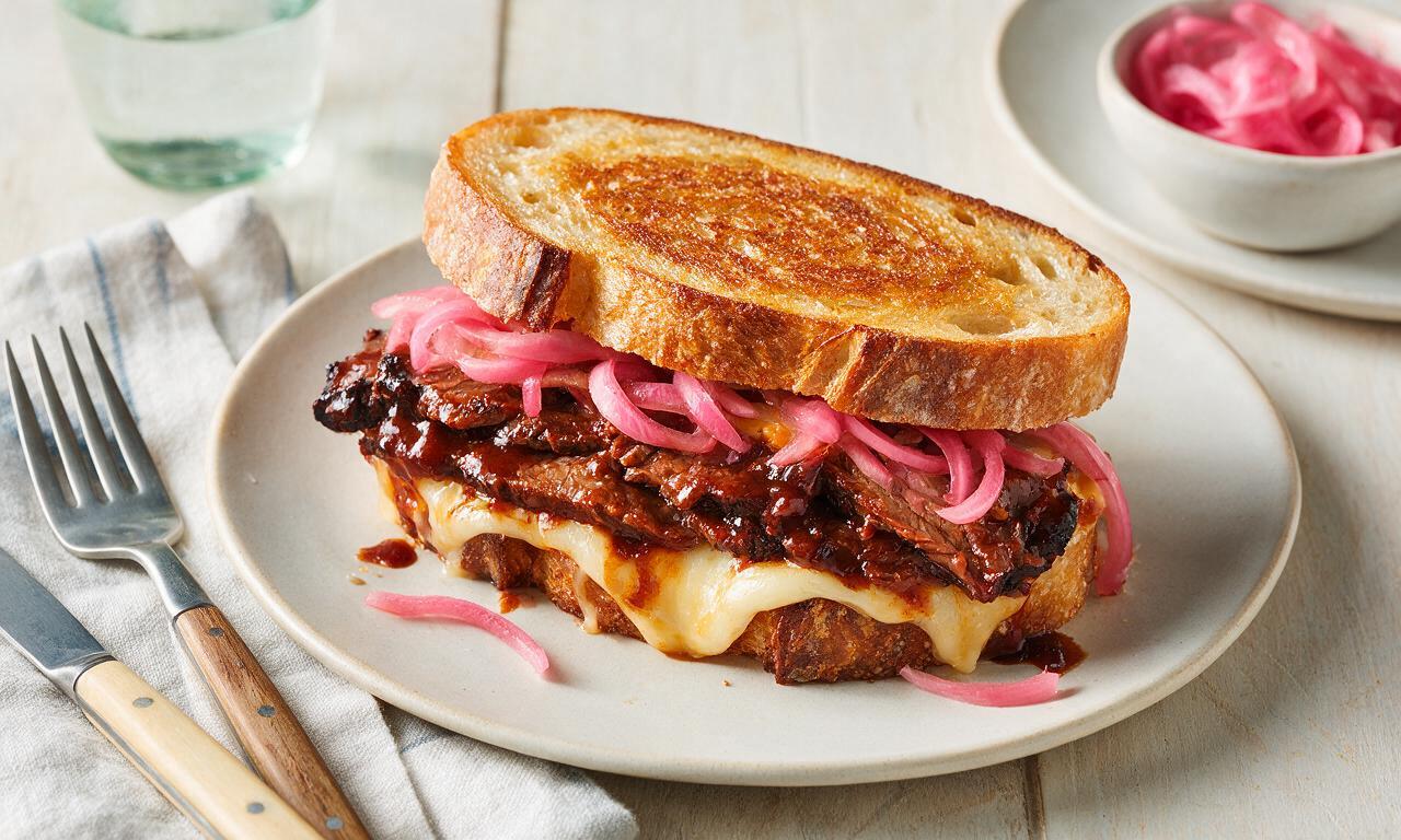 Brisket Grilled Cheese