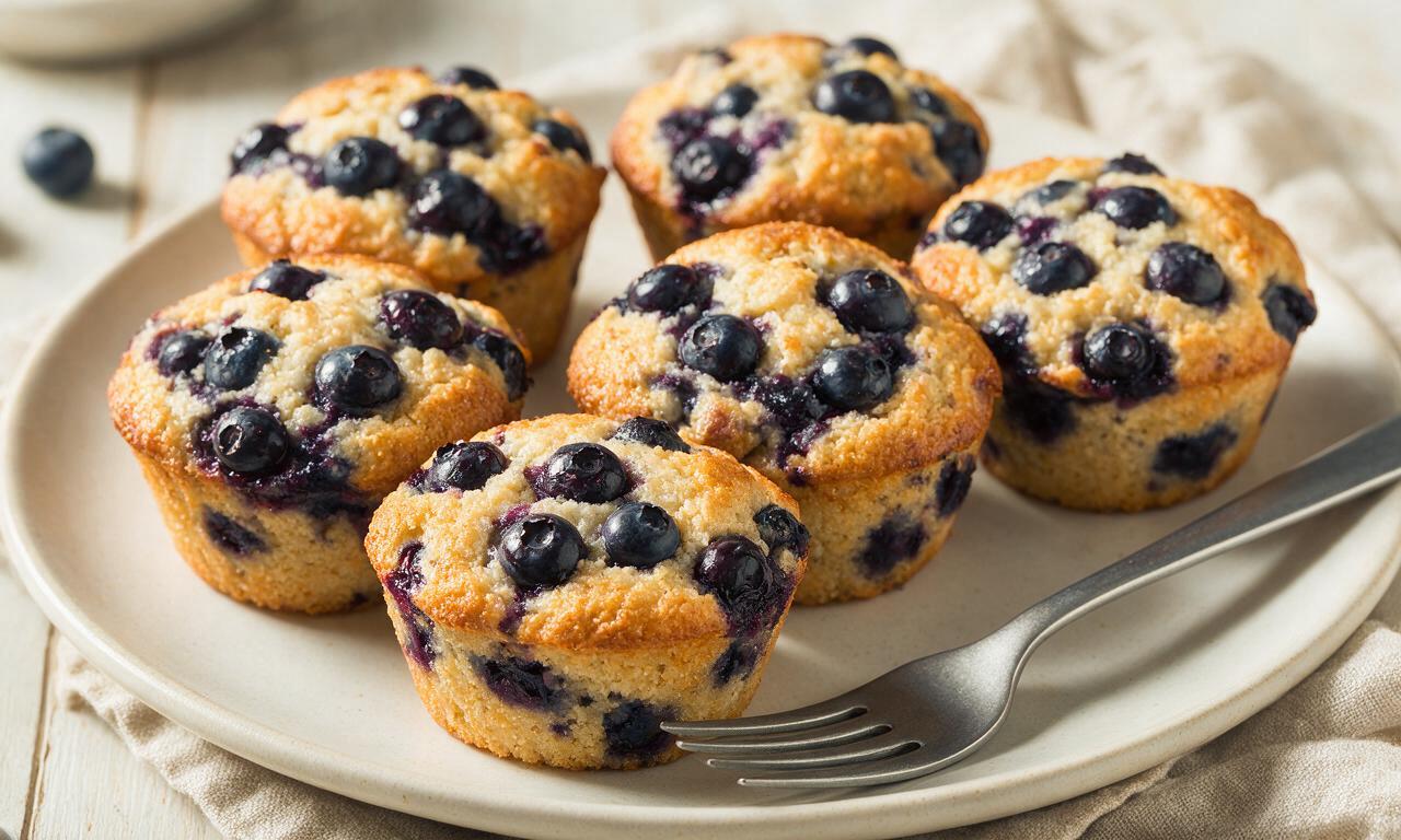 Almond Flour Blueberry Muffin