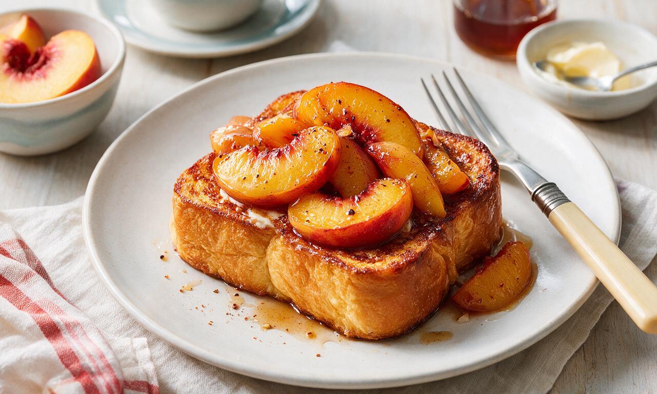 Peach French Toast