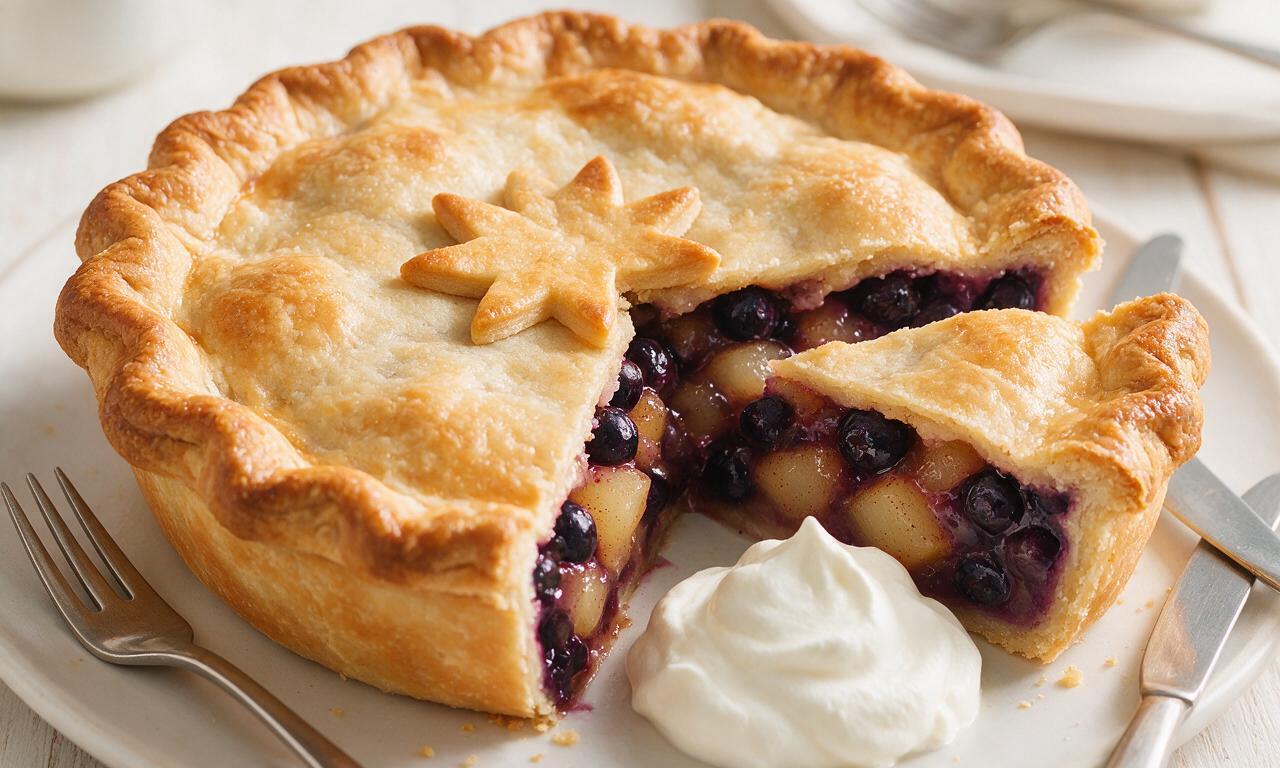 Blueberry Pear Pie