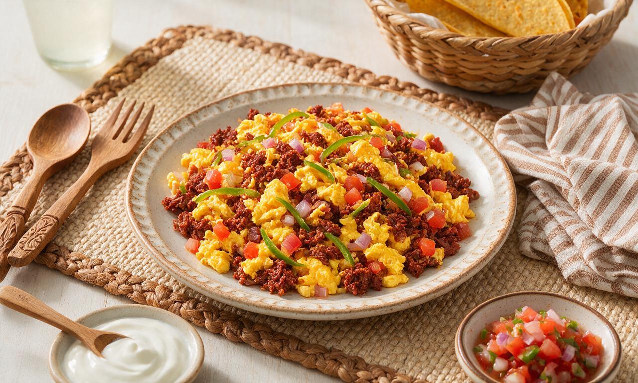Machaca con Huevos