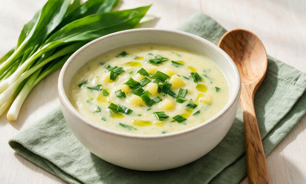 Ramp and Potato Soup