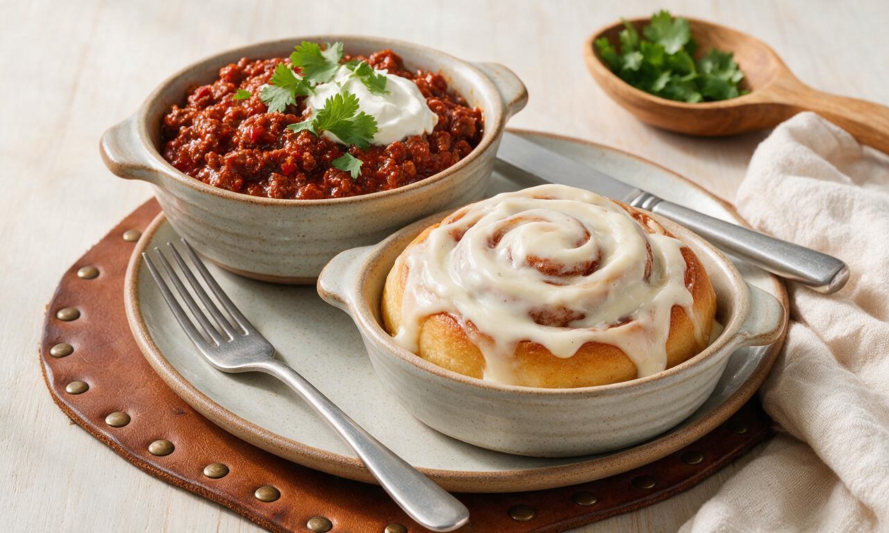 Chili & Cinnamon Rolls