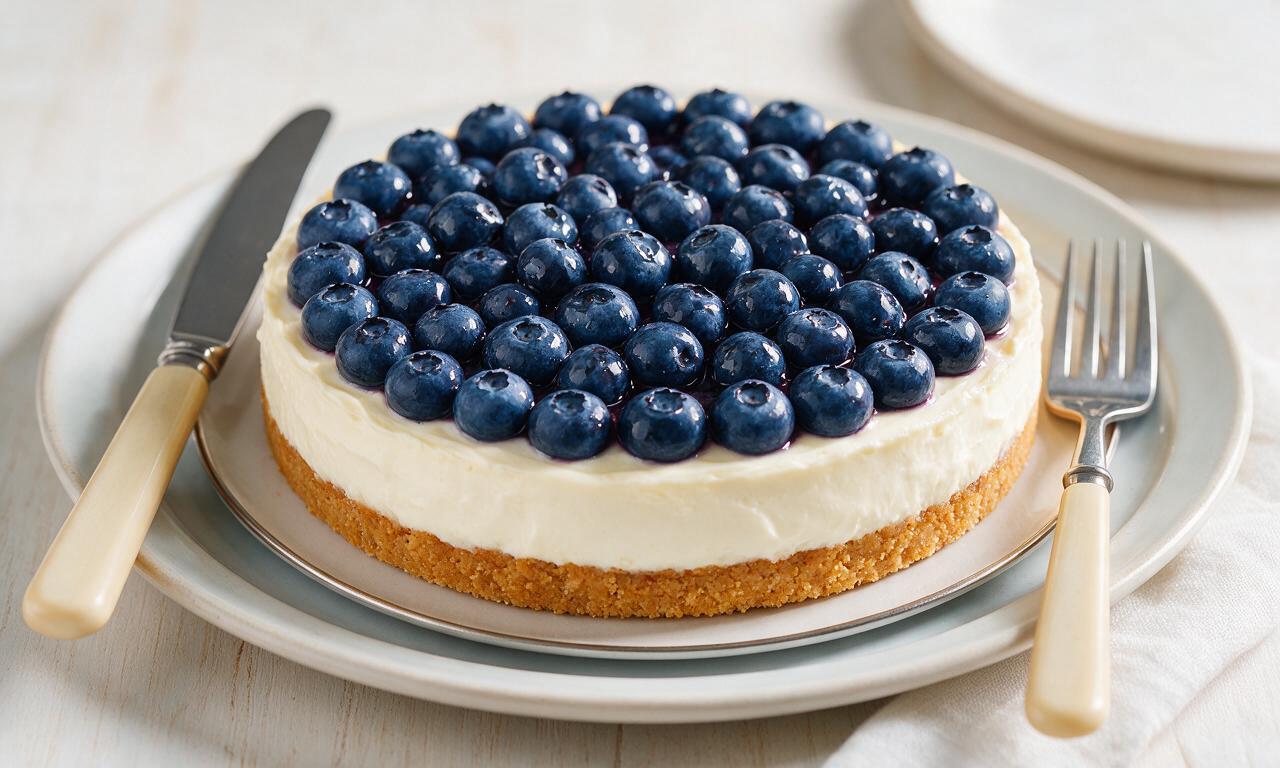 Blueberry Cheesecake Pie