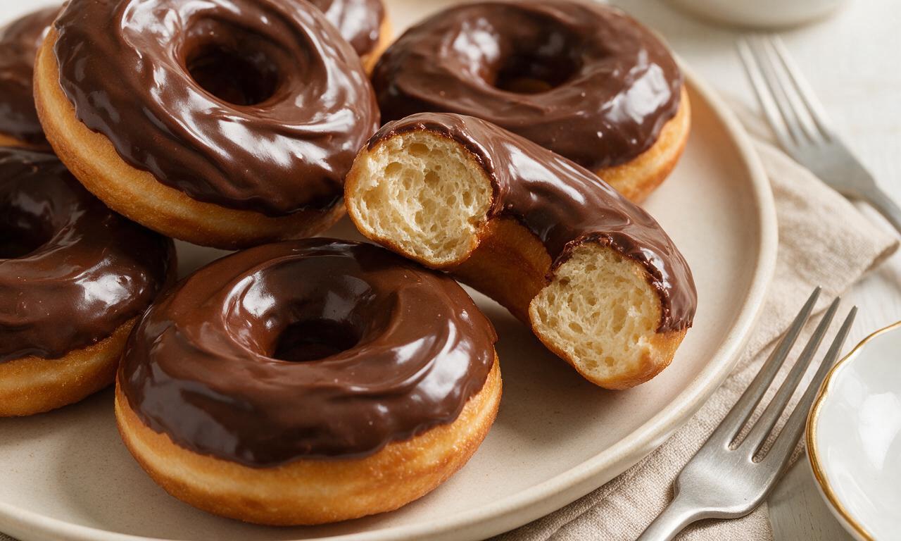Chocolate Glazed Donuts