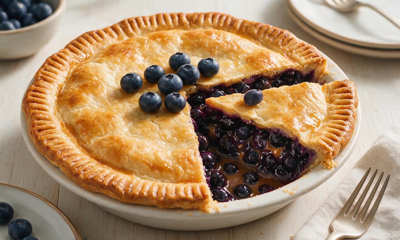 Blueberry Maple Pie