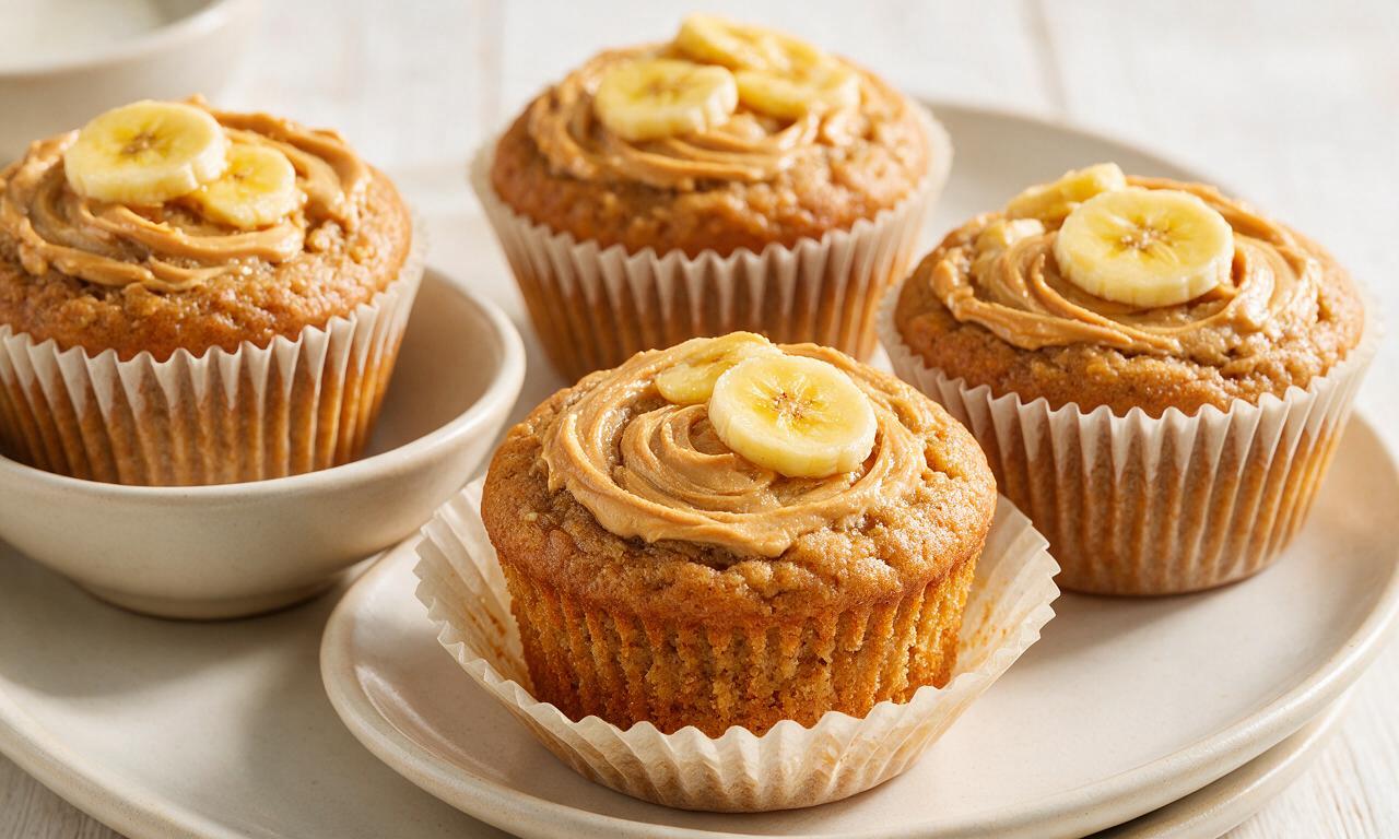 Peanut Butter Banana Muffin