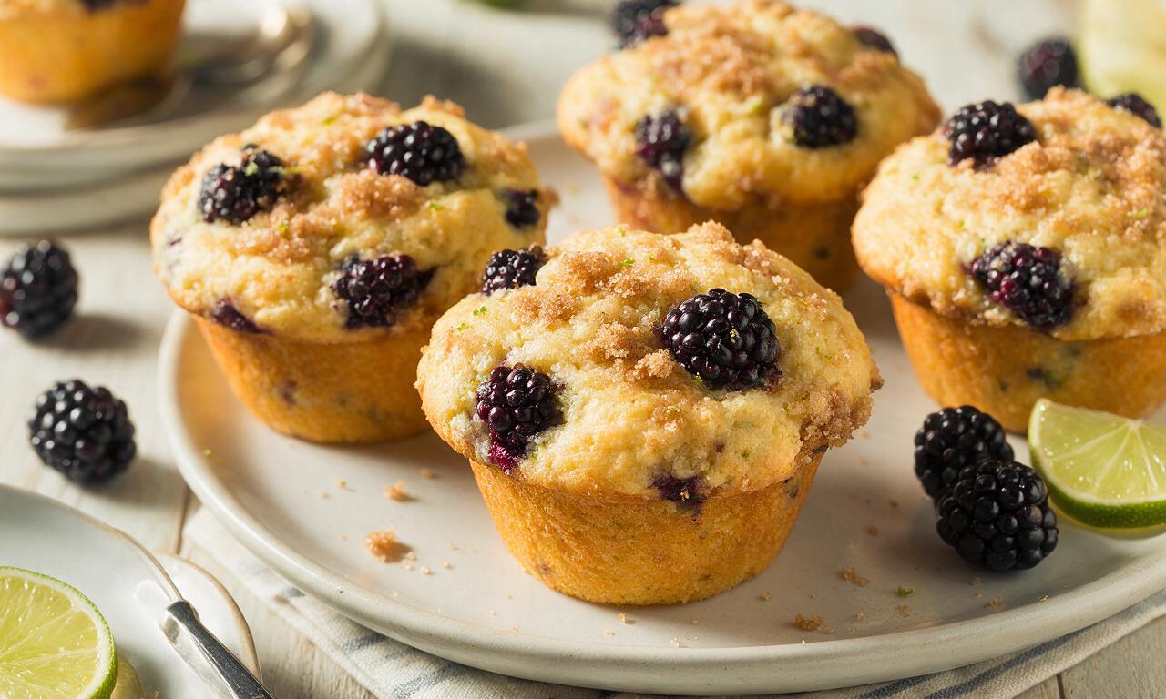 Blackberry Lime Muffin
