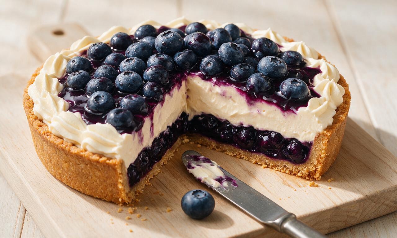 Blueberry Baileys Pie