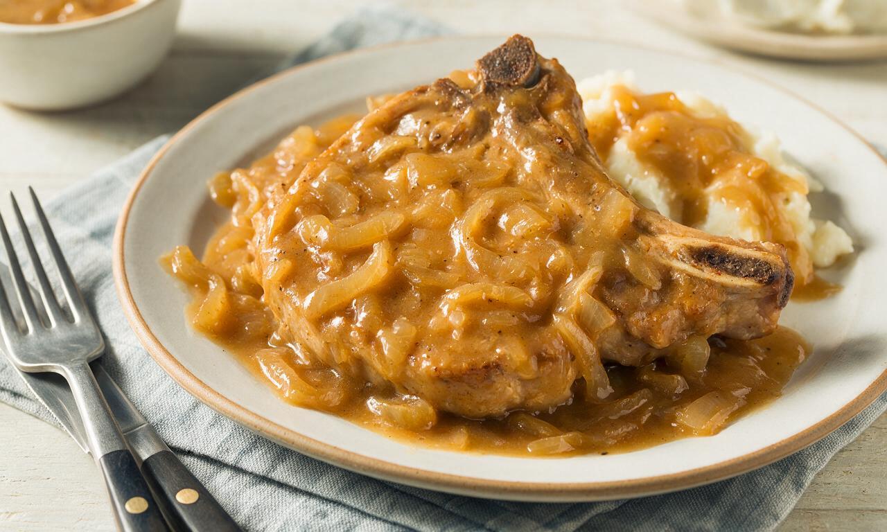 Smothered Pork Chops (Soul Food)