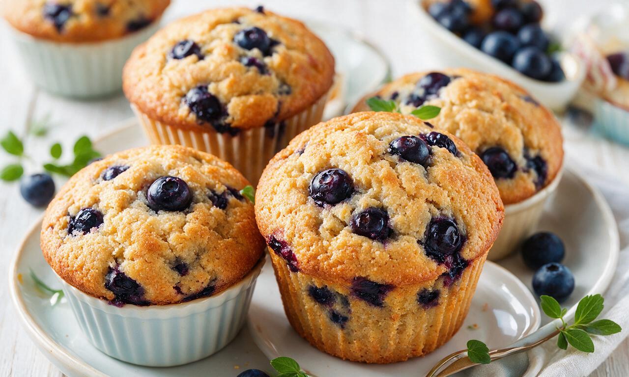 Almond Flour Blueberry Muffin
