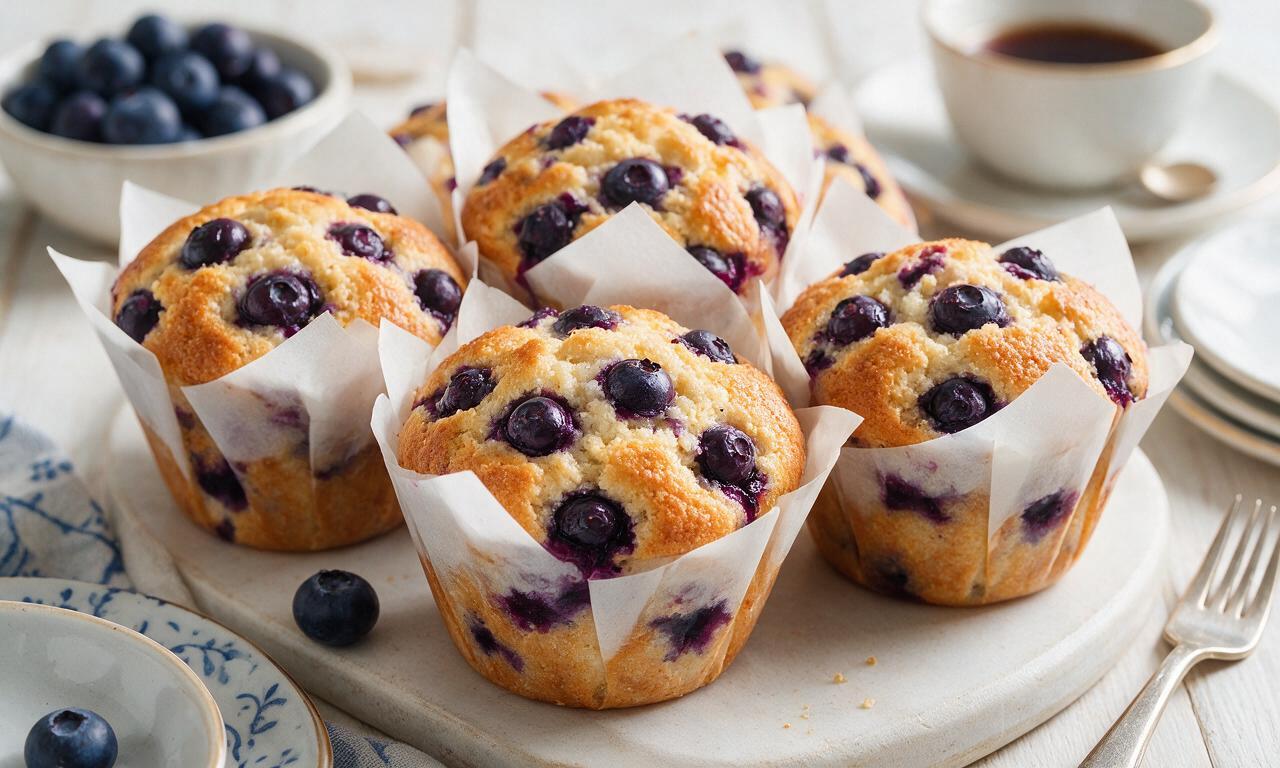 Almond Flour Blueberry Muffin