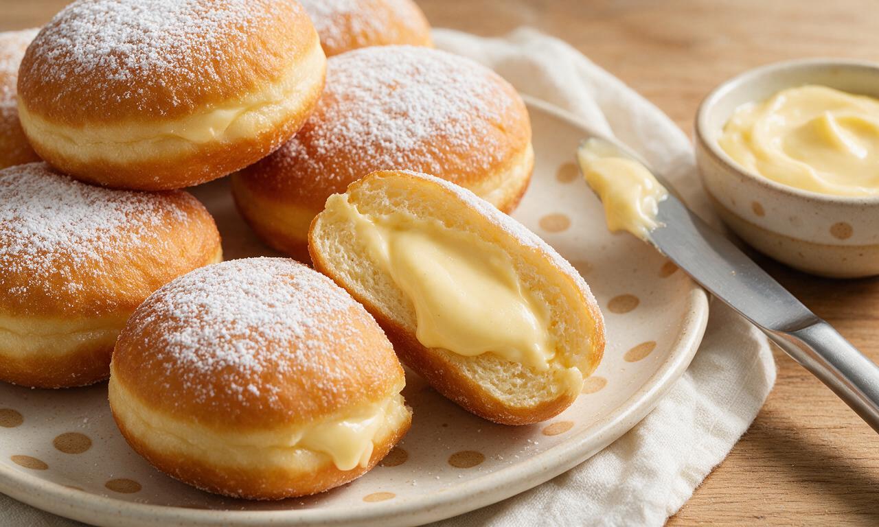 Cream Filled Donut